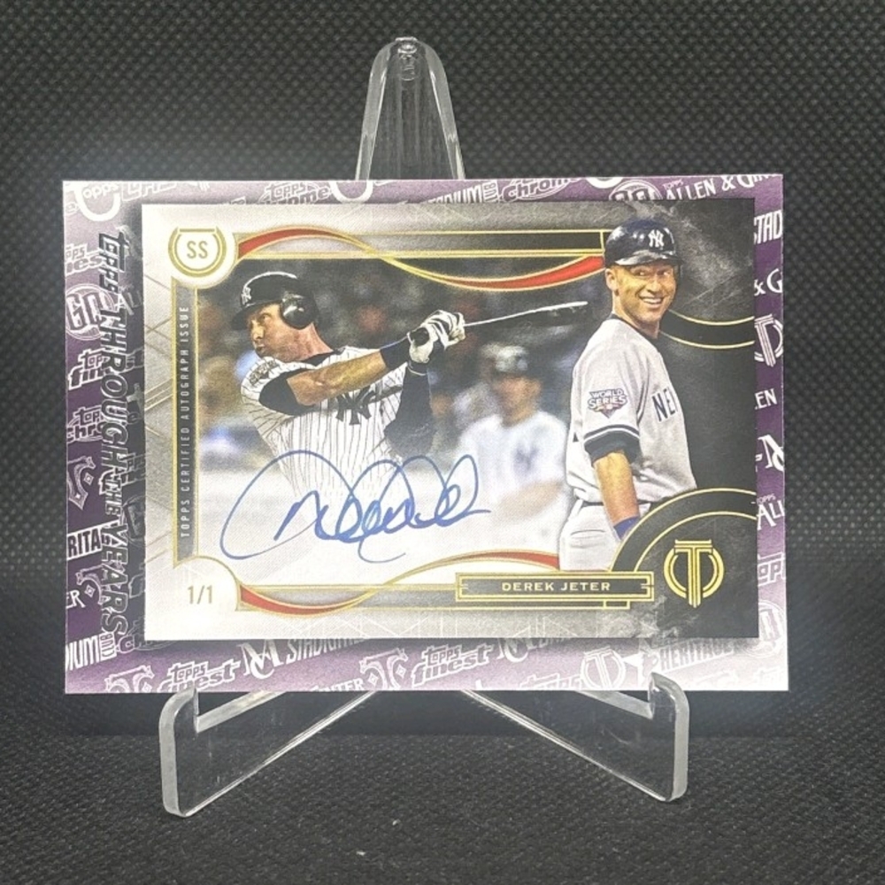 Derek Jeter Topps Tribute 2021 Yankees 1/1, Through The Years  TTY-21 HOF
